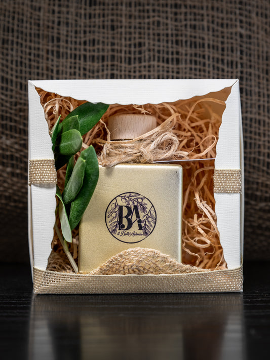 Bomboniere Cube 100ml Oro