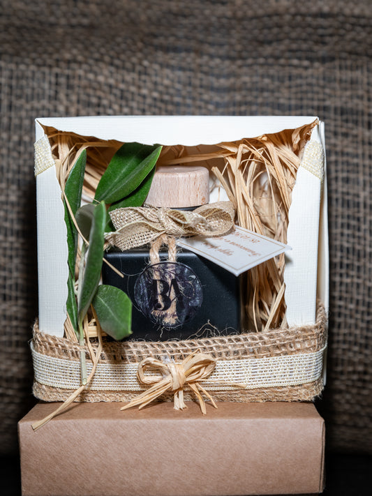 Bomboniera Cube Nera Opaca 100 ml